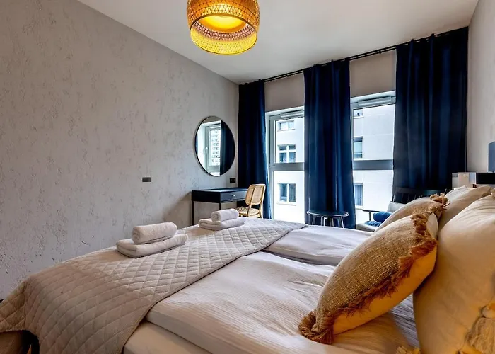 公寓 Citystay With A Mezzanine In The Heart Of 格丁尼亚